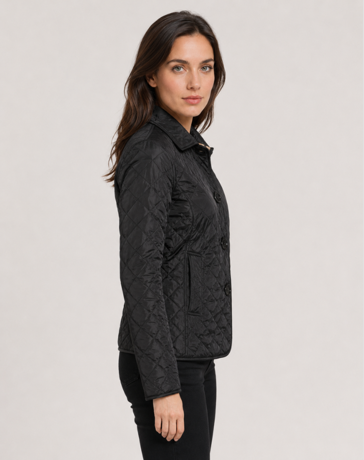 Women's Tailored Fit Quilted Jacket for Year-Round Wear