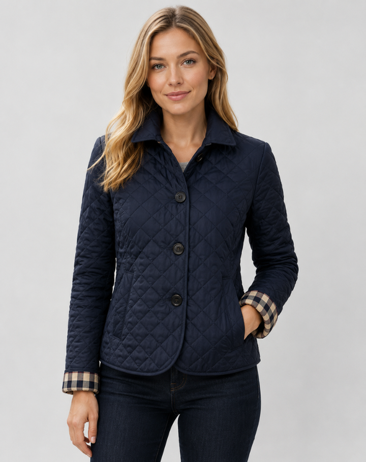 Women's Tailored Fit Quilted Jacket for Year-Round Wear
