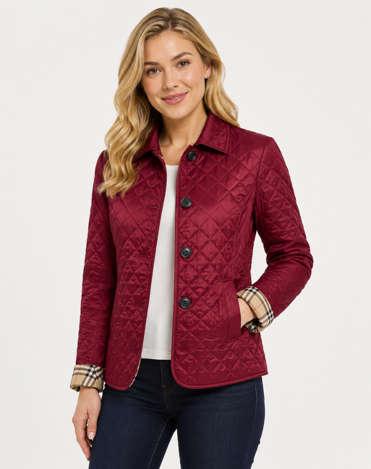 Women's Tailored Fit Quilted Jacket for Year-Round Wear