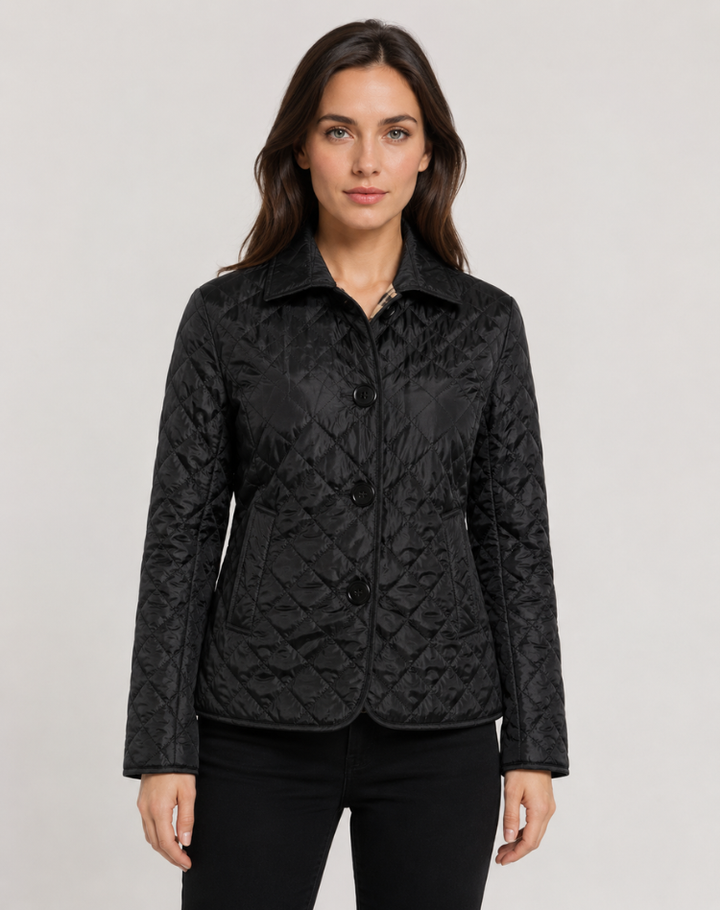Women's Tailored Fit Quilted Jacket for Year-Round Wear