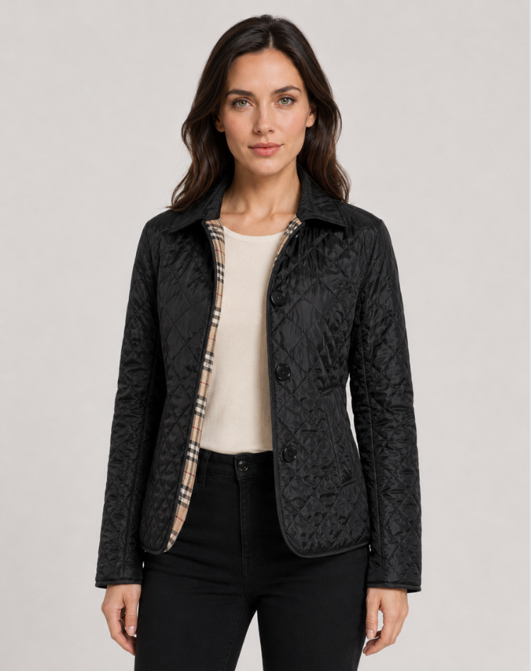 Women's Tailored Fit Quilted Jacket for Year-Round Wear