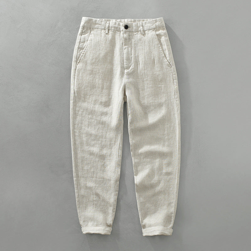 Jared | Men's Linen Tapered Pants