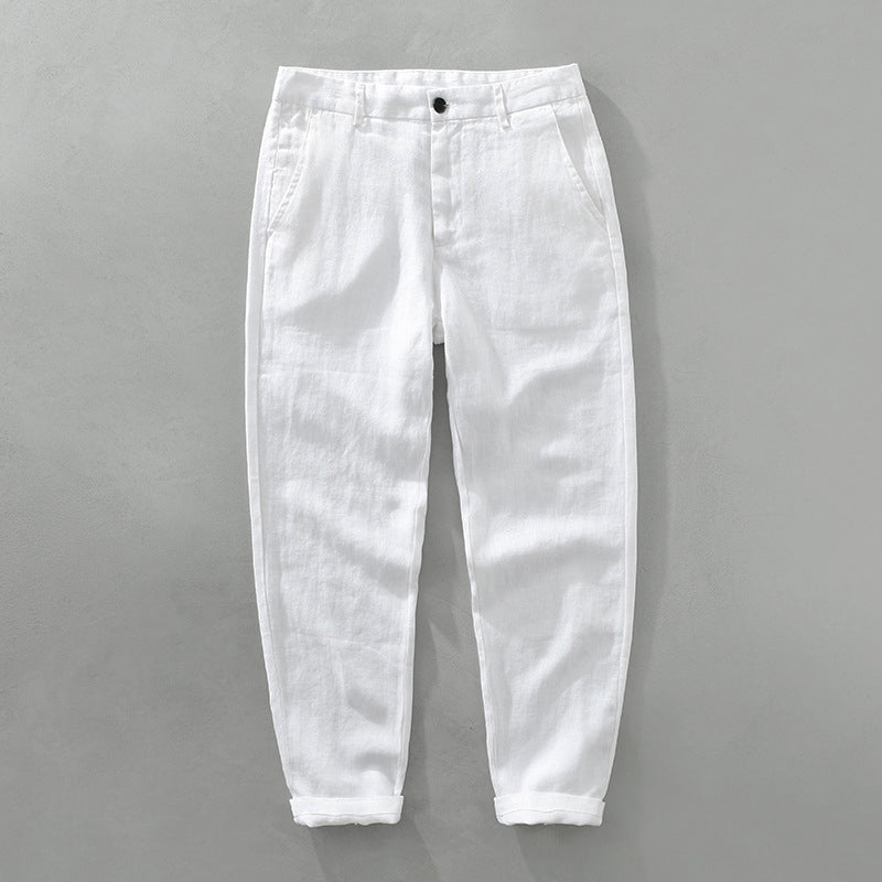 Jared | Men's Linen Tapered Pants