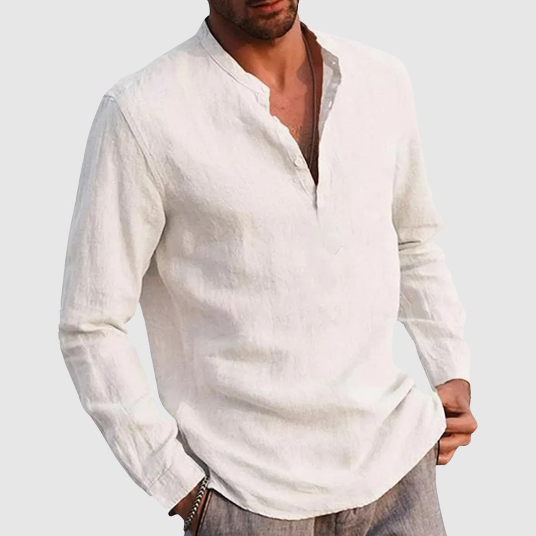 Jason | Men's Linen Long Sleeve Casual Shirt