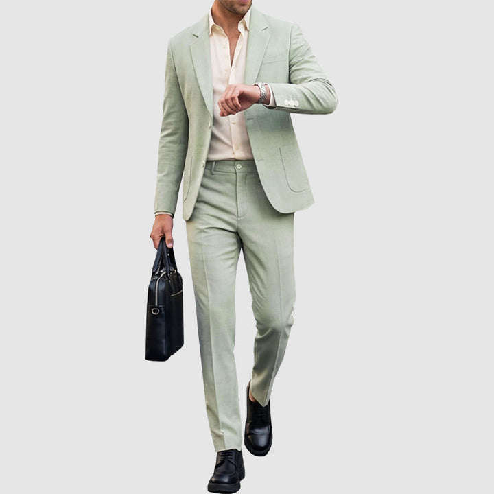 Jensen | Men's Tailored Slim Fit Blazer and Trousers Set