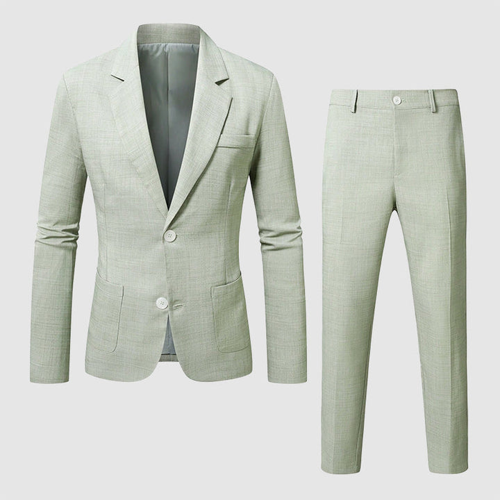 Jensen | Men's Tailored Slim Fit Blazer and Trousers Set