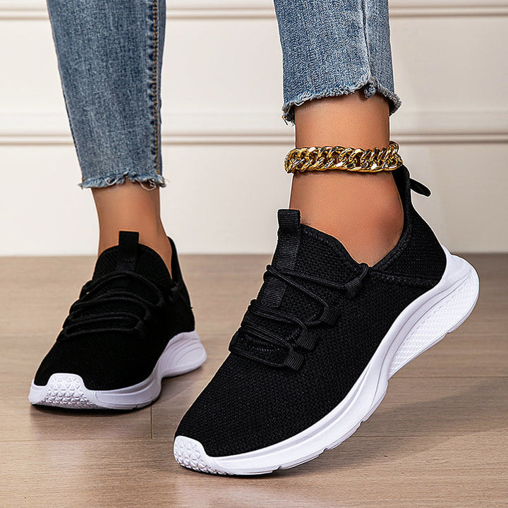 Women's Mesh Knit Comfort Sneakers for All-Day Wear