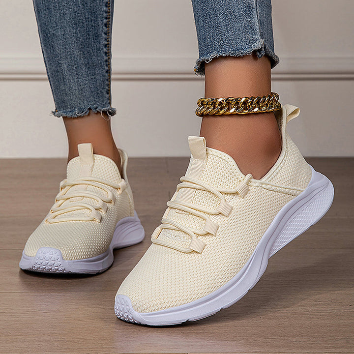 Women's Mesh Knit Comfort Sneakers for All-Day Wear