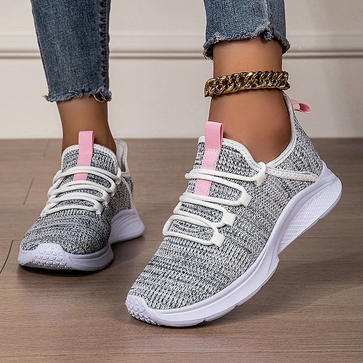 Women's Mesh Knit Comfort Sneakers for All-Day Wear