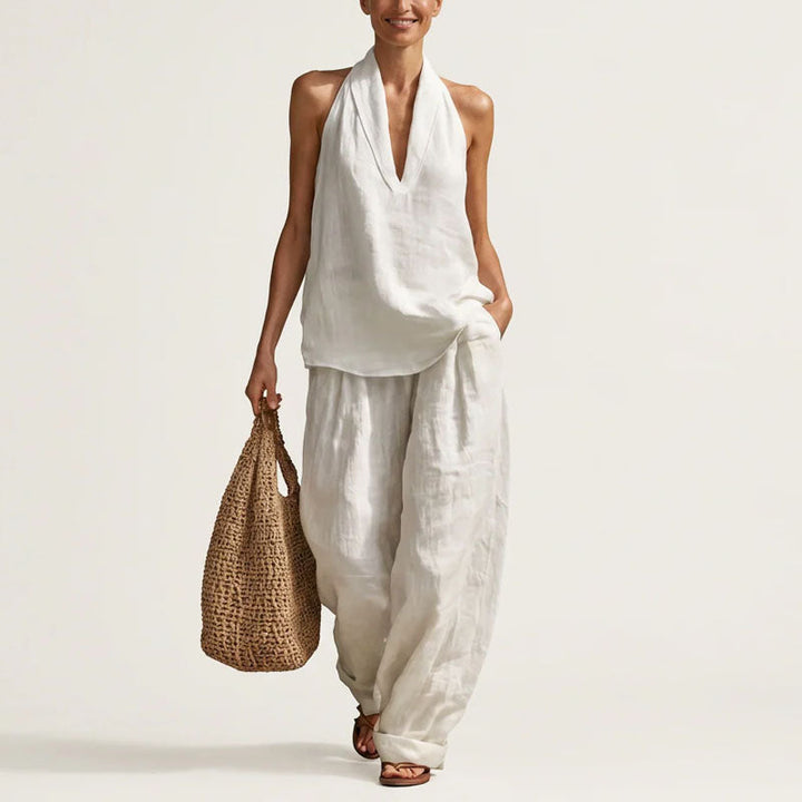 Joy | Women's Relaxed Halter Two-Piece Outfit