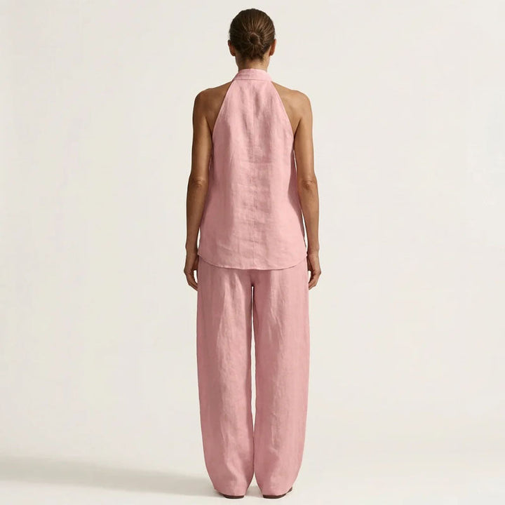 Joy | Women's Relaxed Halter Two-Piece Outfit