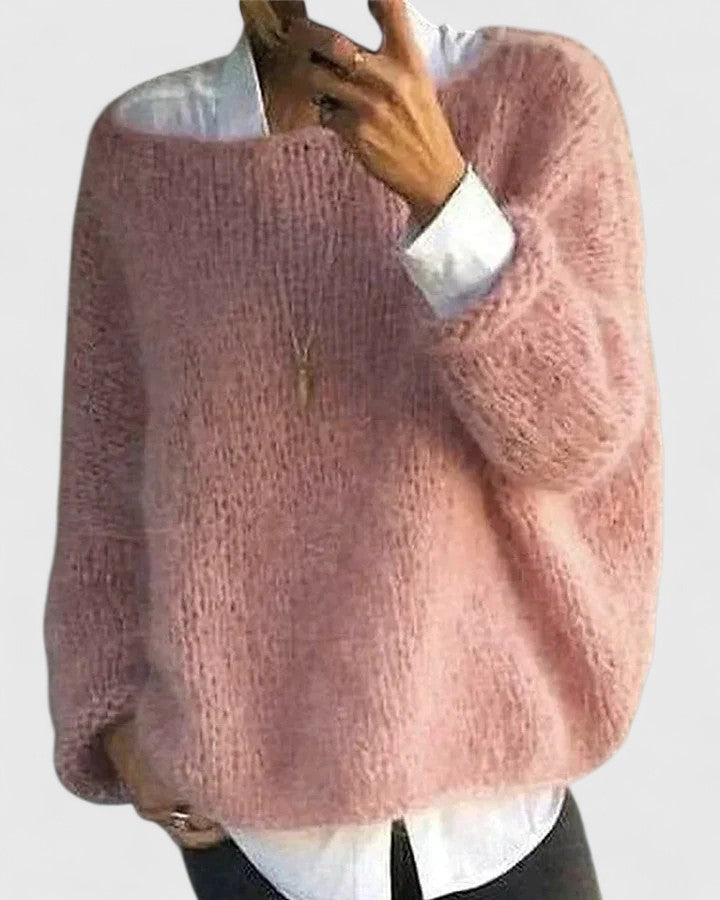 Women's Sophisticated Loose Fit Knit Sweater