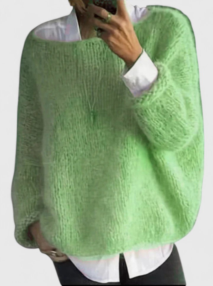 Women's Sophisticated Loose Fit Knit Sweater