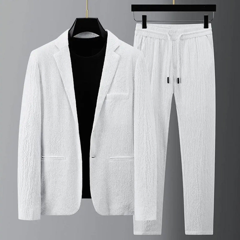 Julian | Men's Textured Two-Button Blazer and Trouser Set