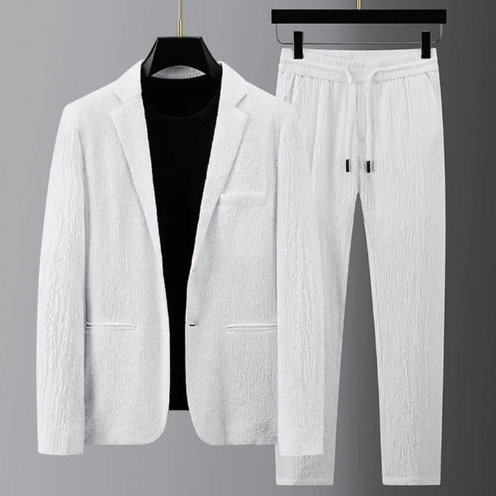 Julian | Men's Textured Two-Button Blazer and Trouser Set