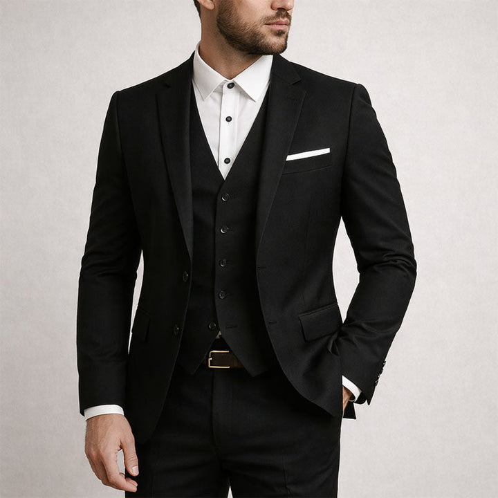 Justin | Men's Tailored Three-Piece Formal Suit