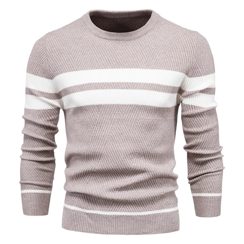Men's coarse knit sweater