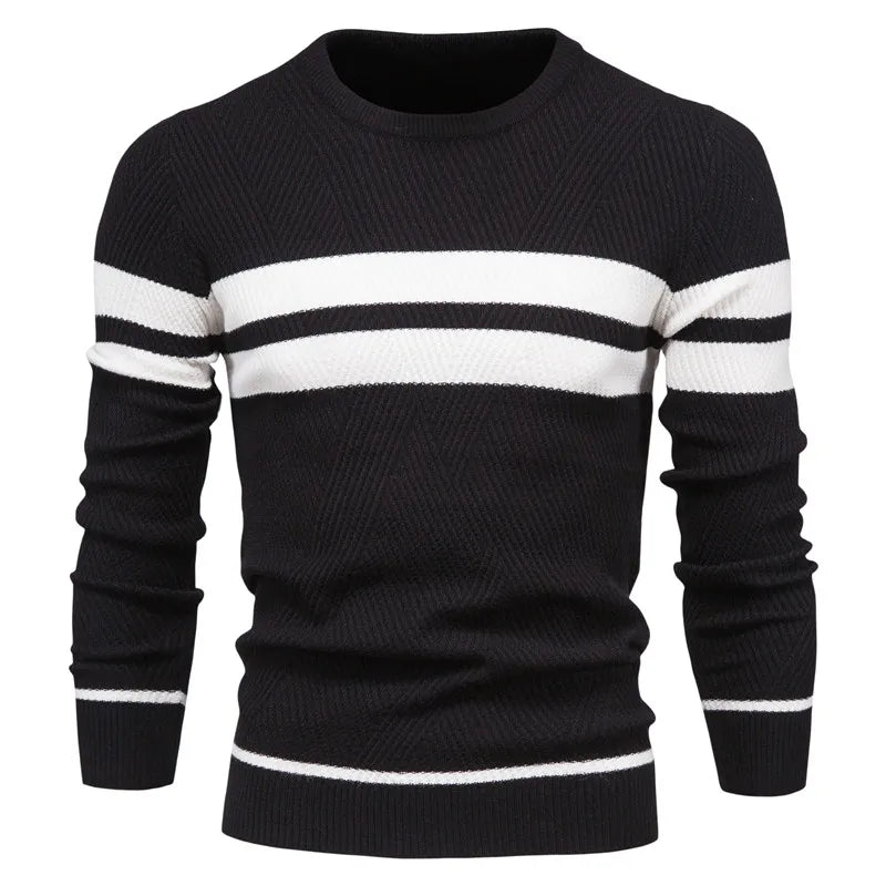 Men's coarse knit sweater