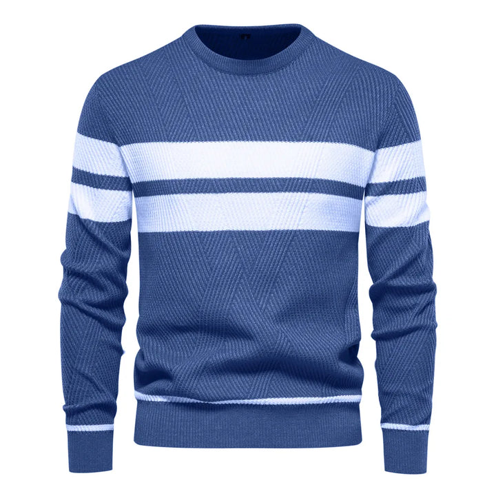 Men's coarse knit sweater