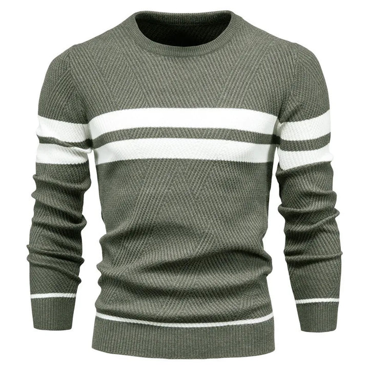 Men's coarse knit sweater