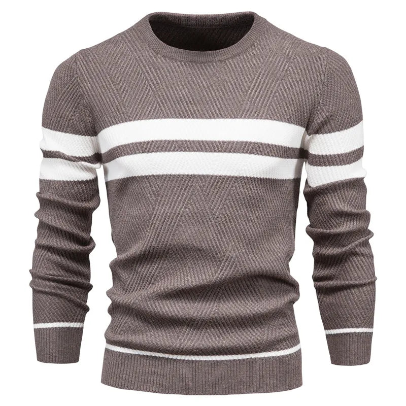 Men's coarse knit sweater