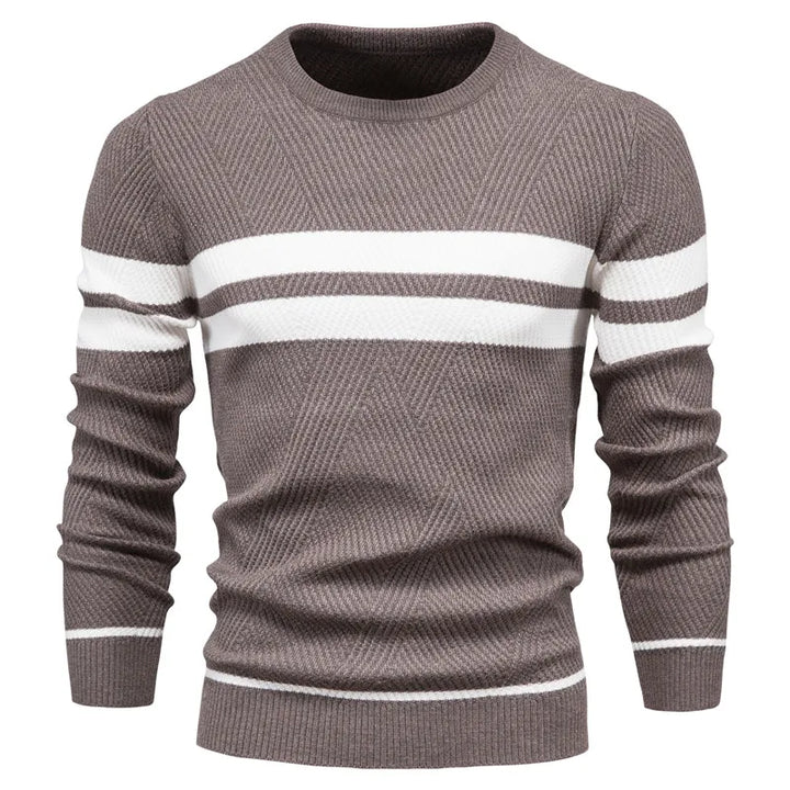Men's coarse knit sweater