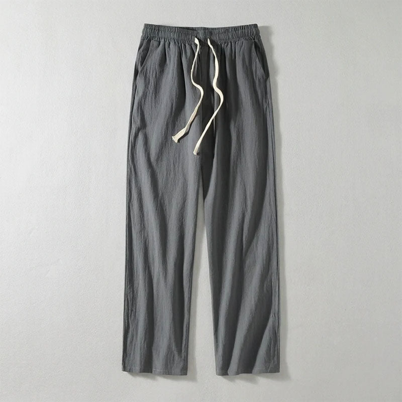 Kendrick | Men's Drawstring Straight-Leg Trousers