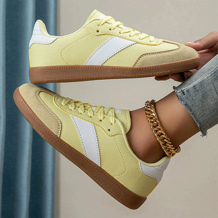 Women's Vintage Court Style Sneakers for Fashionable Comfort