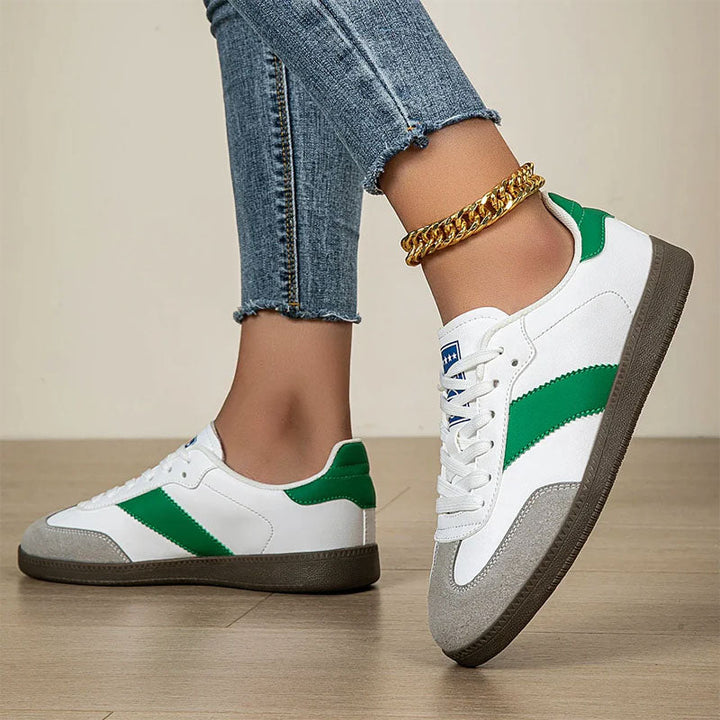 Women's Vintage Court Style Sneakers for Fashionable Comfort