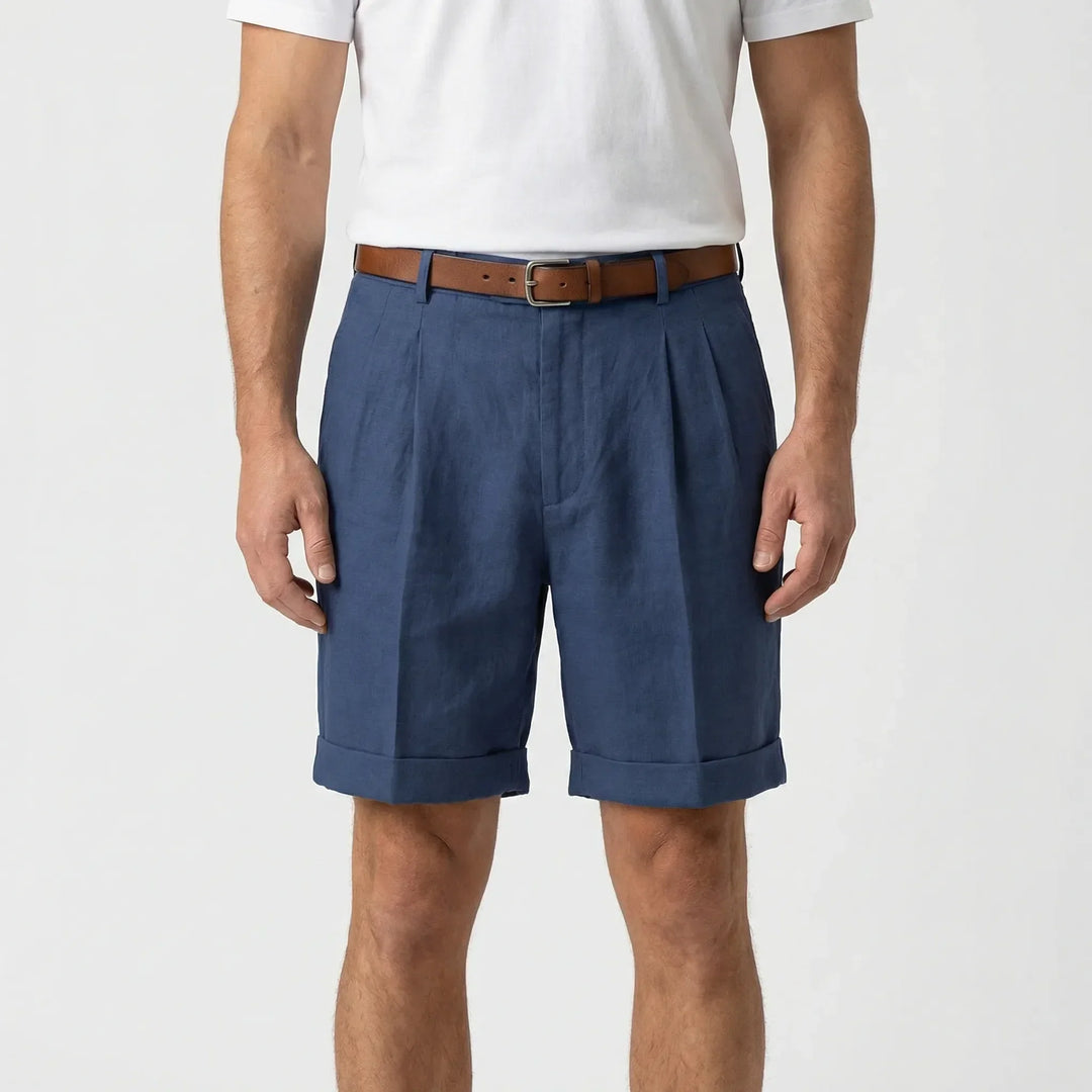 Erick | Men's Classic Pleated Shorts