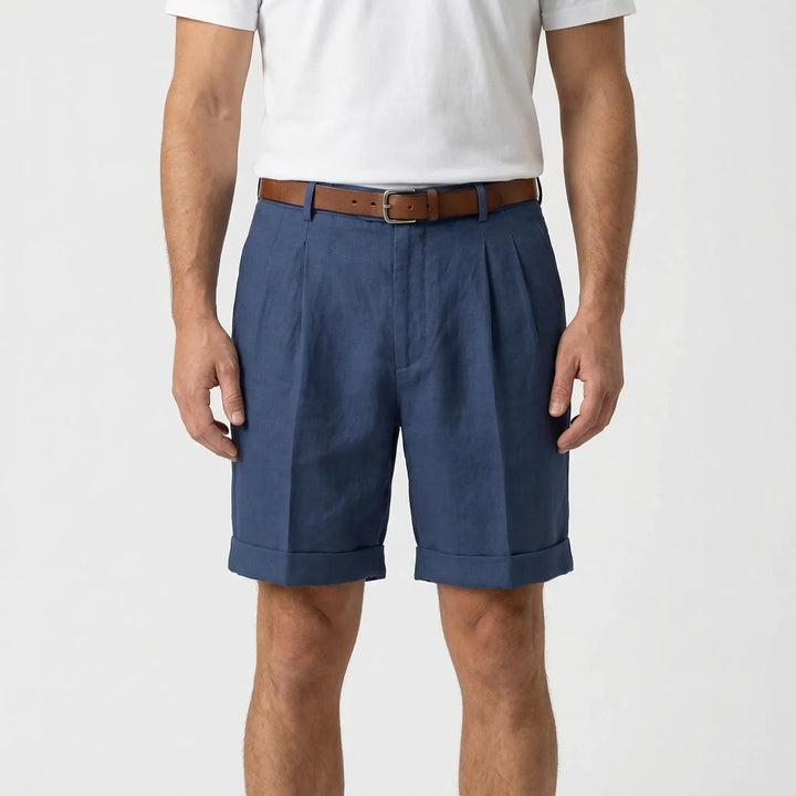 Erick | Men's Classic Pleated Shorts
