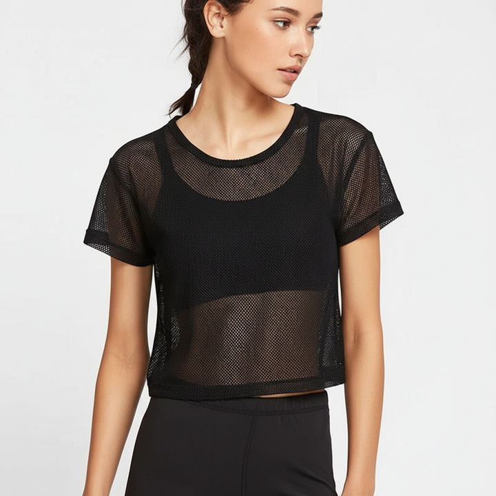 Athletic Wear | Women's Short-Sleeve Mesh Training Shirt