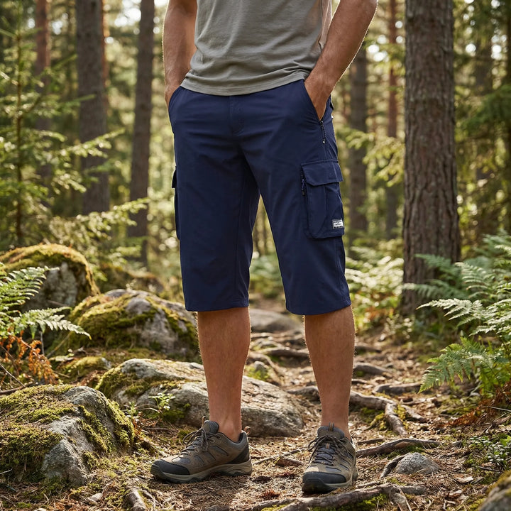 Tommy | Men's Short Cargo Pants with Side Pockets