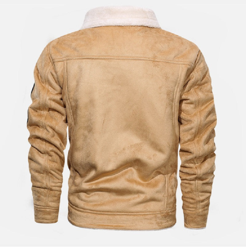 Men's Suede Jacket for Stylish Comfort and Versatility
