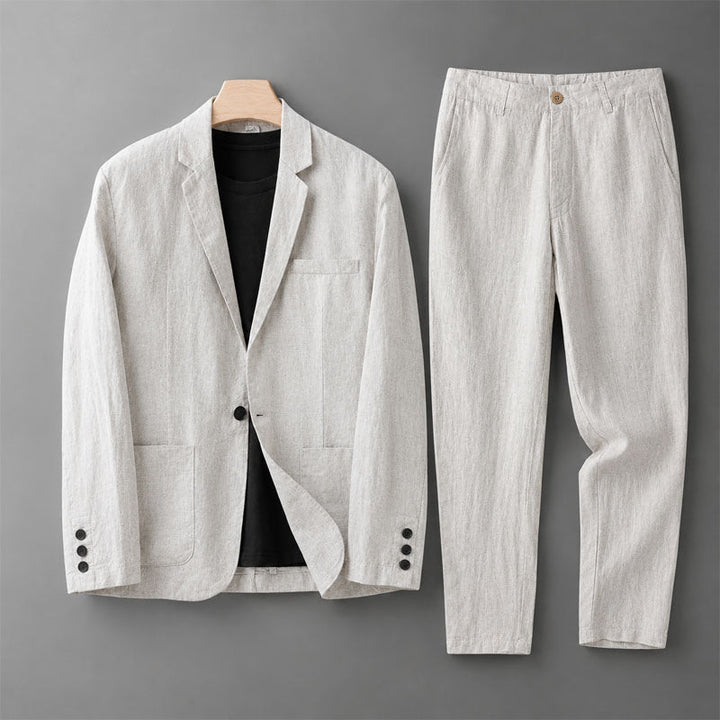 Landon | Men's Relaxed Blazer and Tapered Pants Ensemble