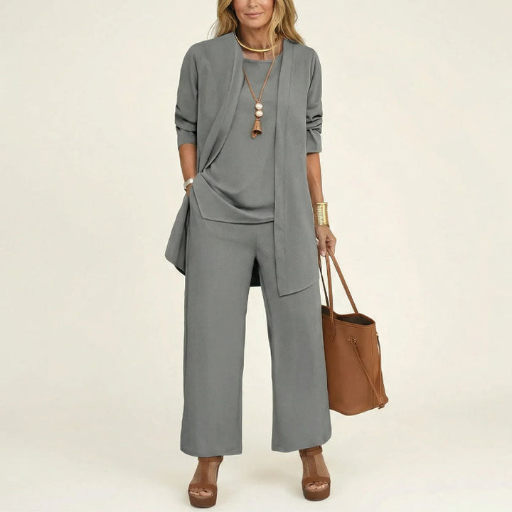 Emily | Women's Minimal Layered Three-Piece Outfit Set