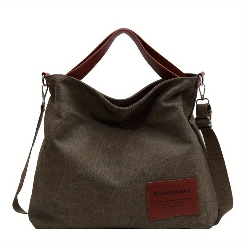 Women's Large Shoulder Canvas Tote Bag