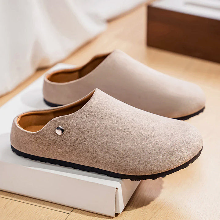 Women's Suede-Look Slip-On Clogs for Comfort and Style
