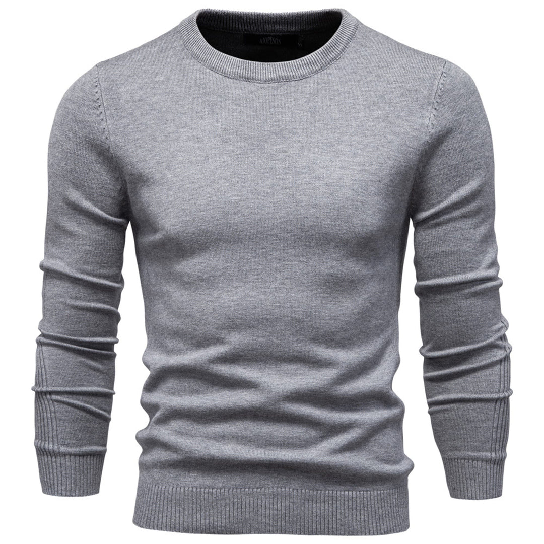 Men's Washable Crewneck Sweater