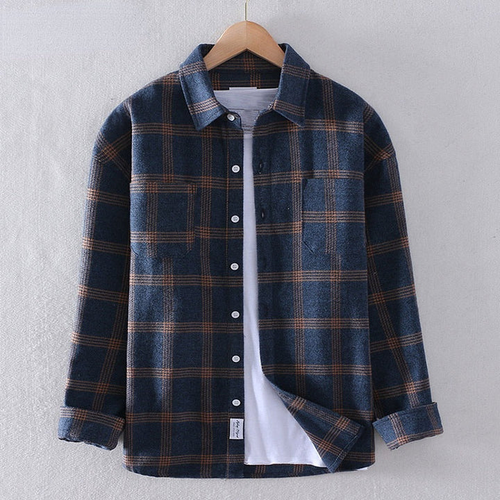 Ralph | Men's Long-Sleeved Checked Button-Up Shirt
