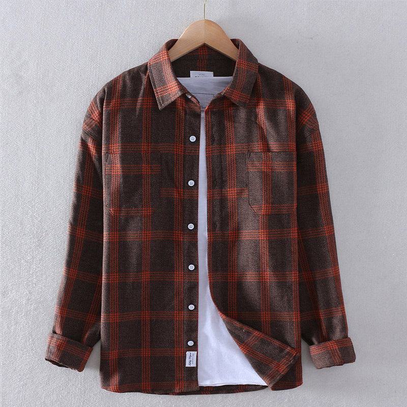 Ralph | Men's Long-Sleeved Checked Button-Up Shirt