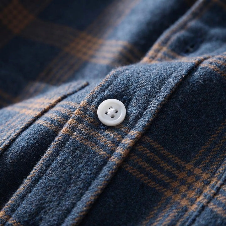 Ralph | Men's Long-Sleeved Checked Button-Up Shirt