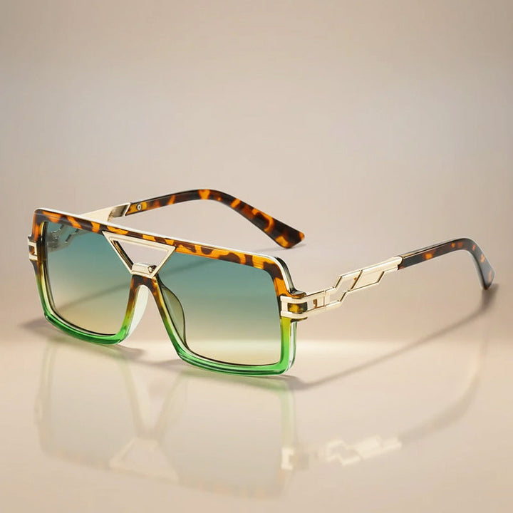 Men's Square Gradient Lens Sunglasses for Stylish Eye Protection