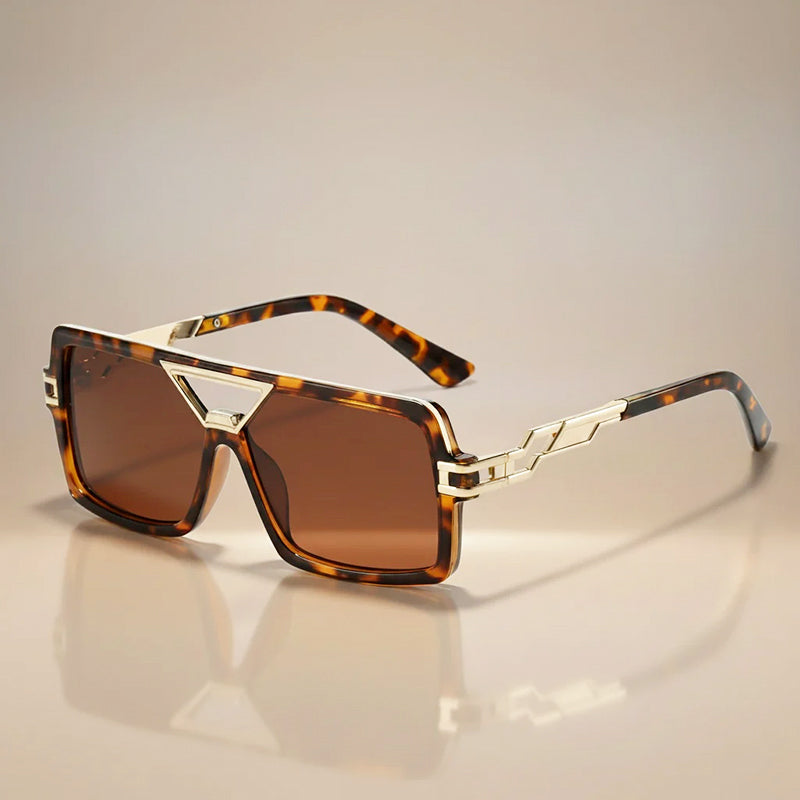 Men's Square Gradient Lens Sunglasses for Stylish Eye Protection