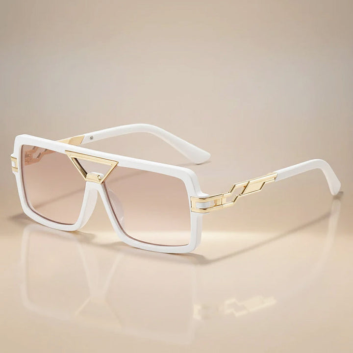 Men's Square Gradient Lens Sunglasses for Stylish Eye Protection