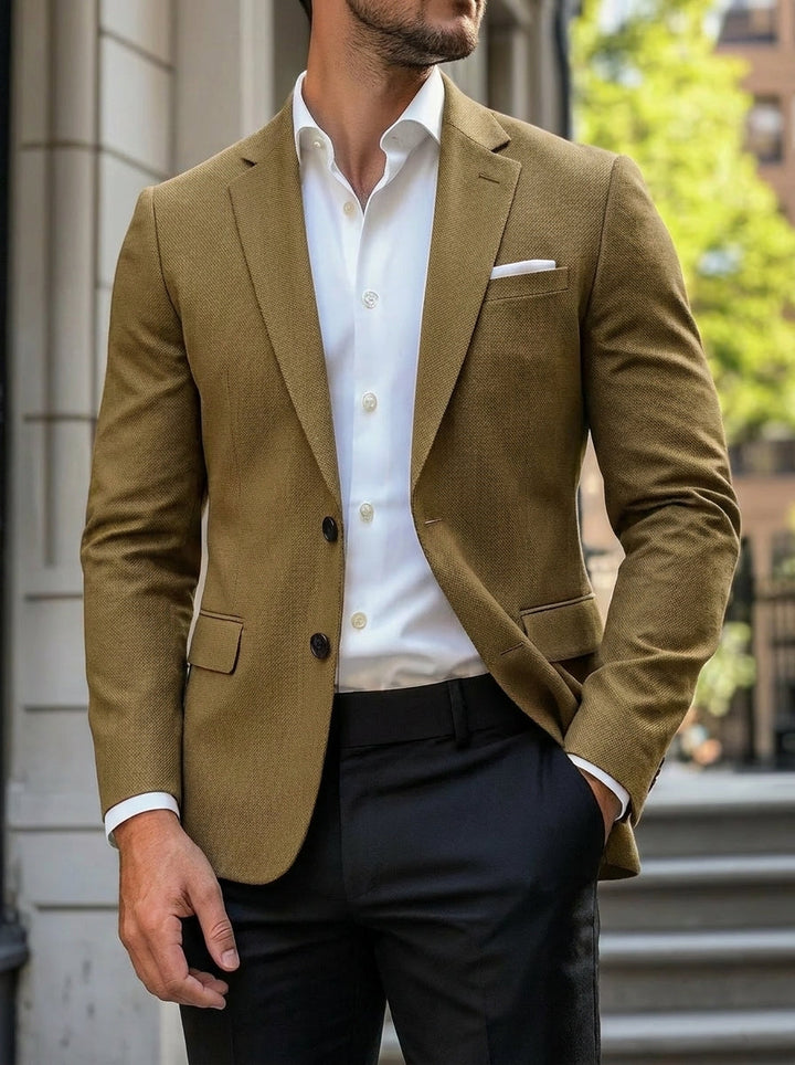 Men's Casual Standard Fit Single Breasted Blazer