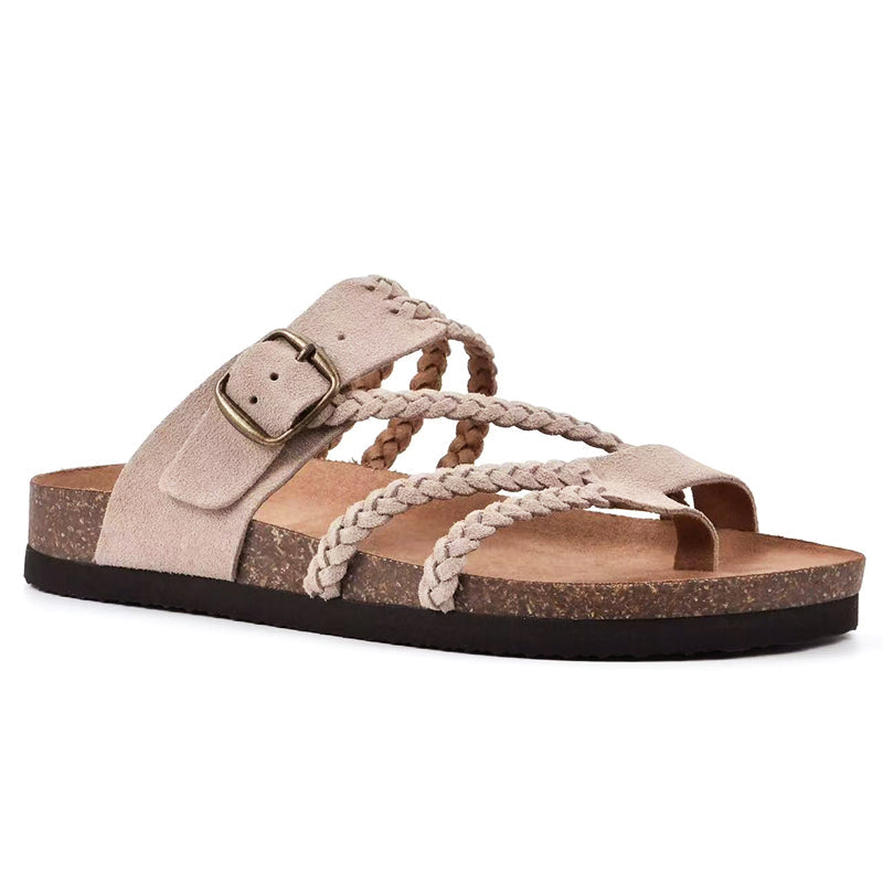 Makenna | Women's Braided Strap Comfort Sandals