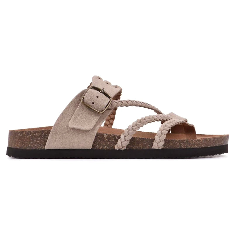 Makenna | Women's Braided Strap Comfort Sandals