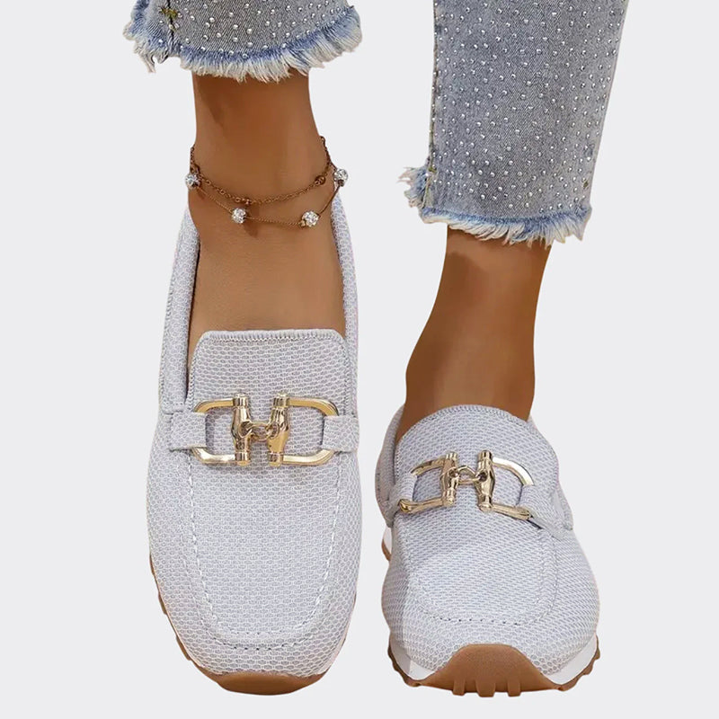 Women's Mesh Loafer Sneakers for Comfort and Style
