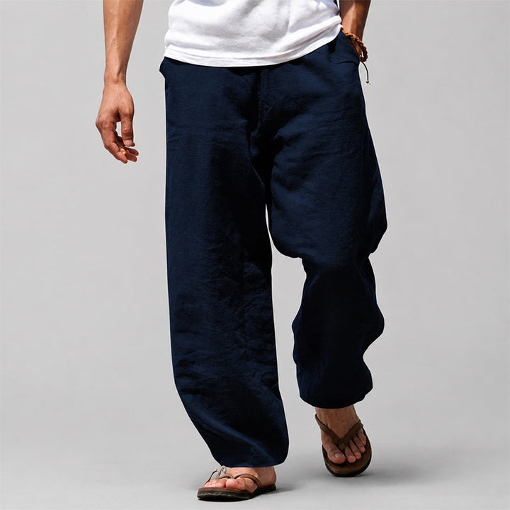 Mason | Men's Lightweight Wide-Leg Casual Trousers